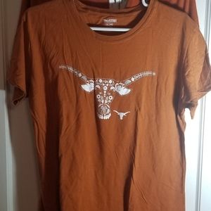 UT Longhorns 2 Tops and Matching Earrings